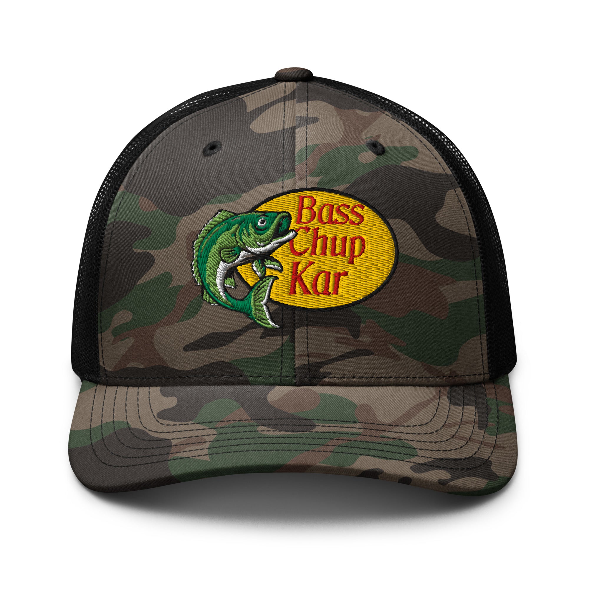 🎣BASS CHUP KAR🎣 EMBROIDERED HAT – Hatecopy