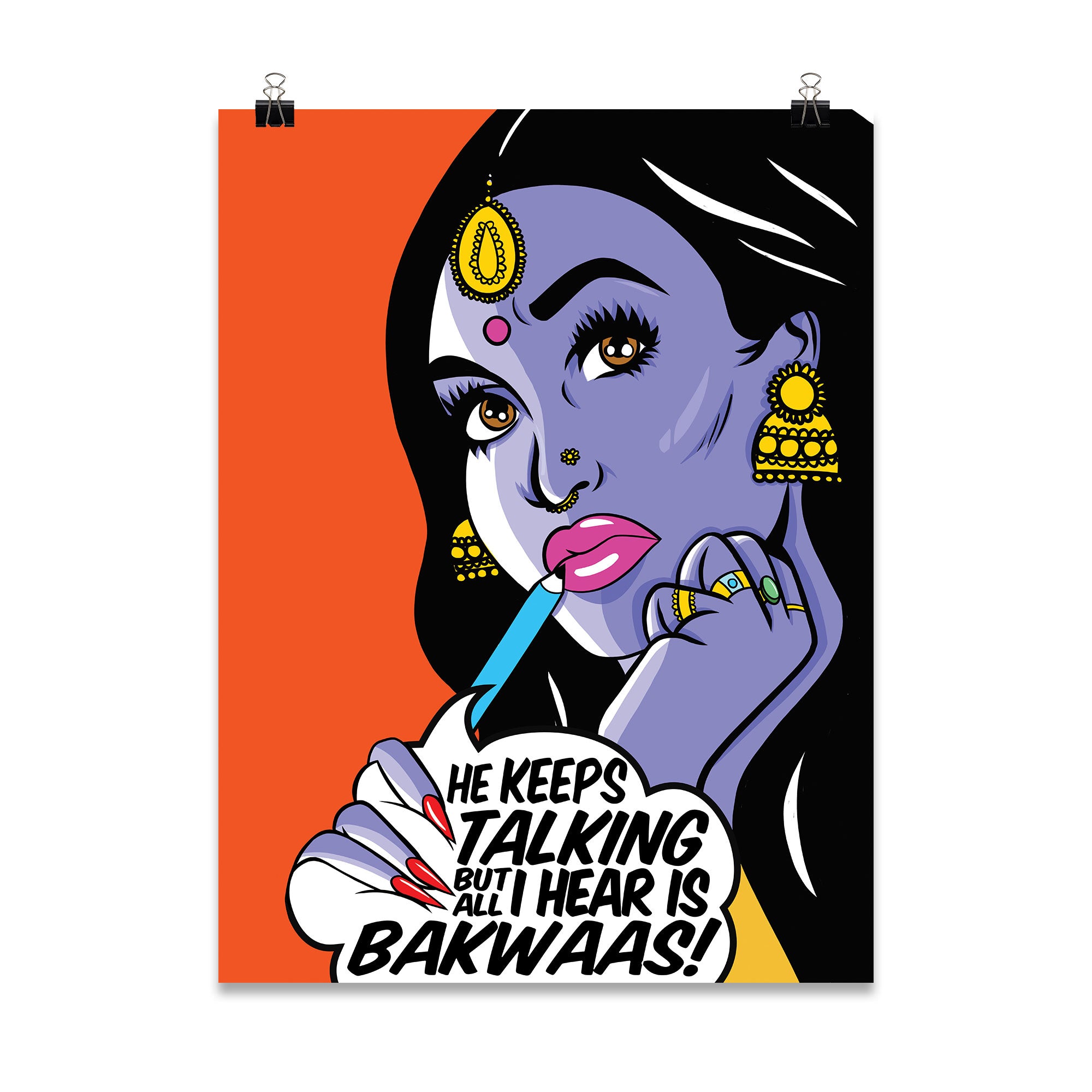 'Bakwaas!' Poster Print
